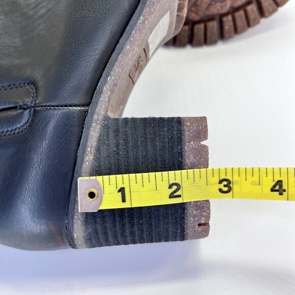 KORKS Elsie Bootie Women's Size 11 in Black Heeled Boot Chunky - Picture 15 of 16